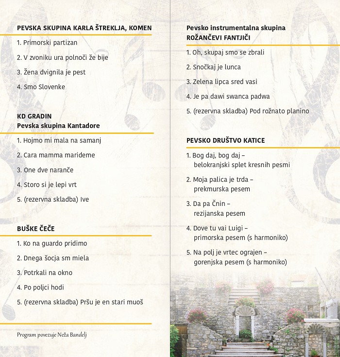 Štrekljevi večeri na gradu Štanjel