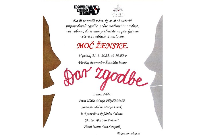 Pravljični večer za odrasle: Moč ženske v zgodbah