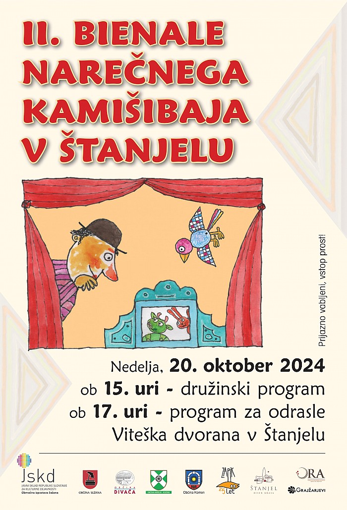 2. Bienale slovenskega narečnega kamišibaja v Štanjelu