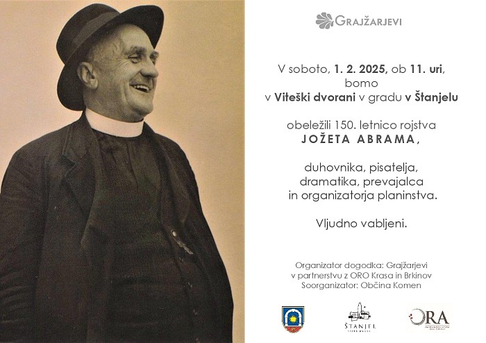 Obeležitev 150. letnice rojstva Jožeta Abrama