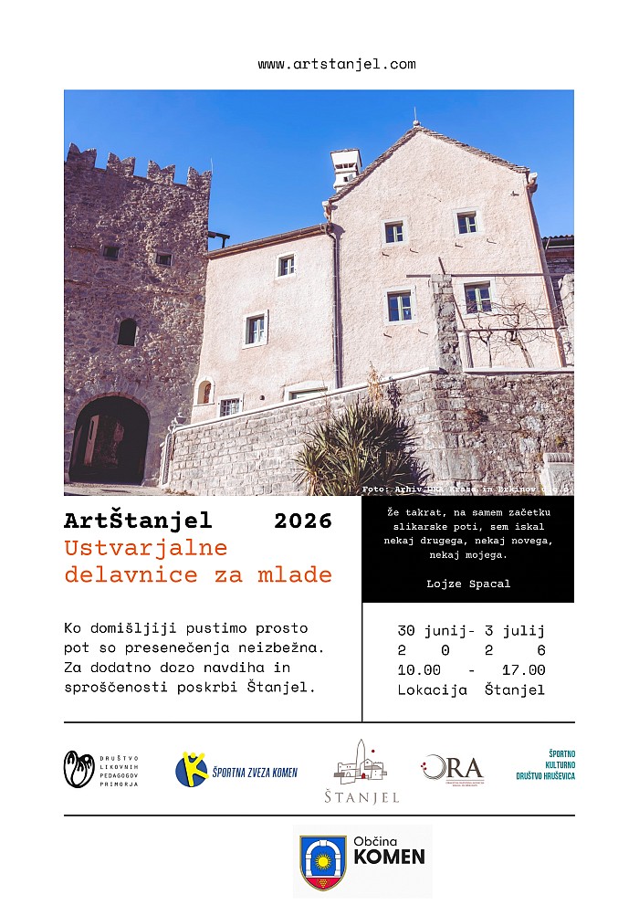 ARTŠTANJEL 2025 – USTVARJALNE DELAVNICE ZA MLADE