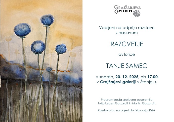 ODPRTJE RAZSTAVE RAZCVETJE