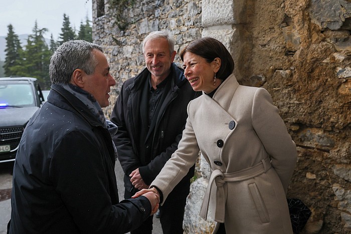 »Glasba jezikov« na Gradu Štanjel in obisk zveznega svetnika Ignazia Cassisa