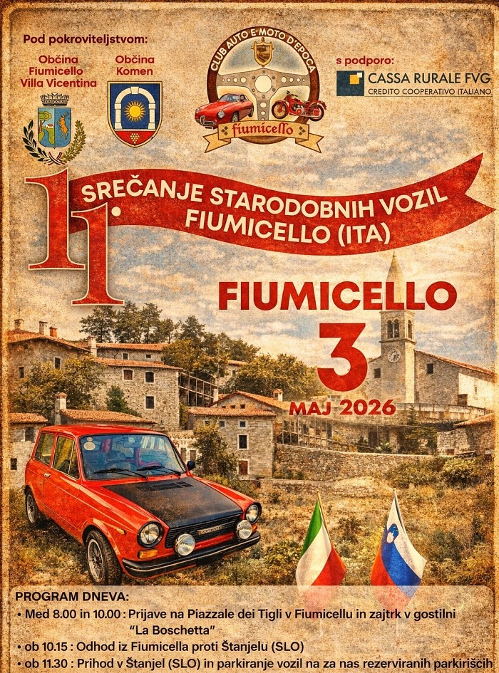 11 SREČANJE STARODOBNIH VOZIL - FIUMICELLO 