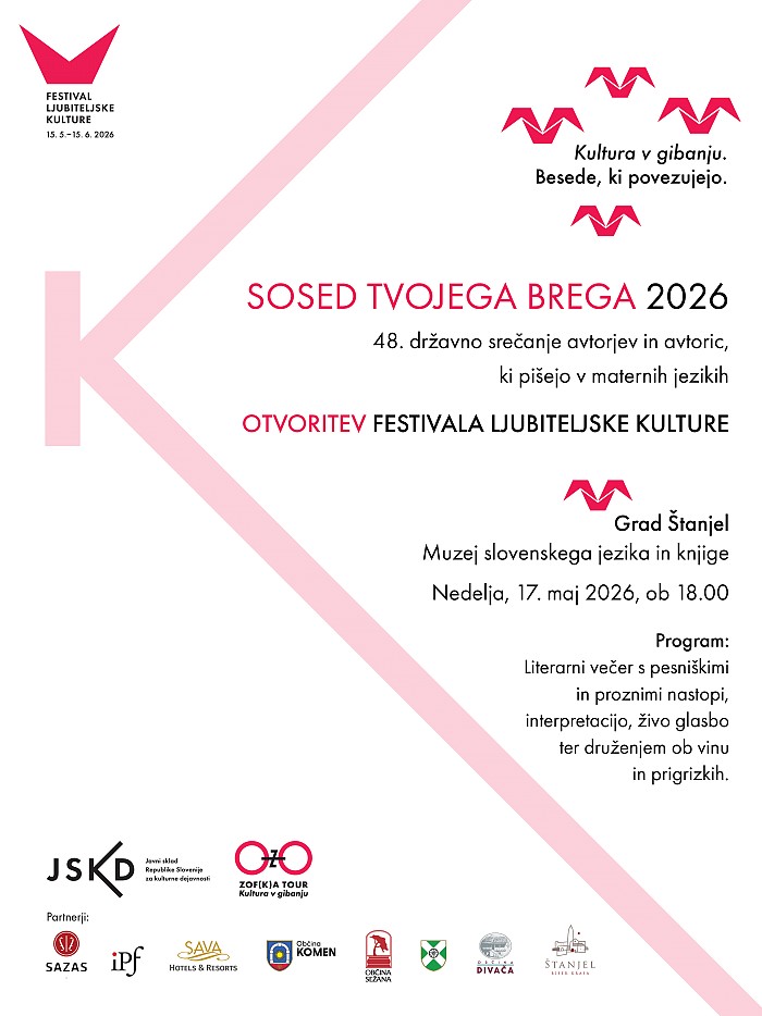 otvoritev festivala ljubiteljske kulture 2026
