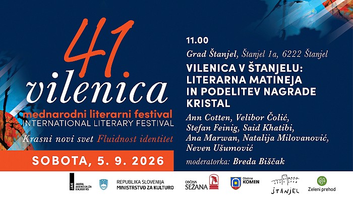 Festival Vilenica: Literarna matineja in podelitev nagrade kristal
